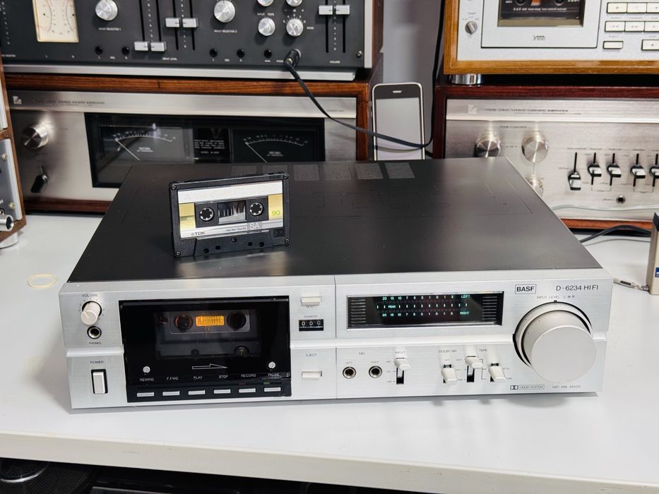 Deck nemțesc HIFI BASF D-6234,sunet deosebit,servisat,an 1979, 8.5 kg