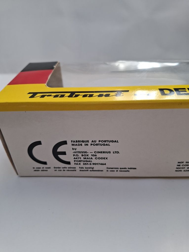 1:43 vitesse trabant трабант количка играчка модел