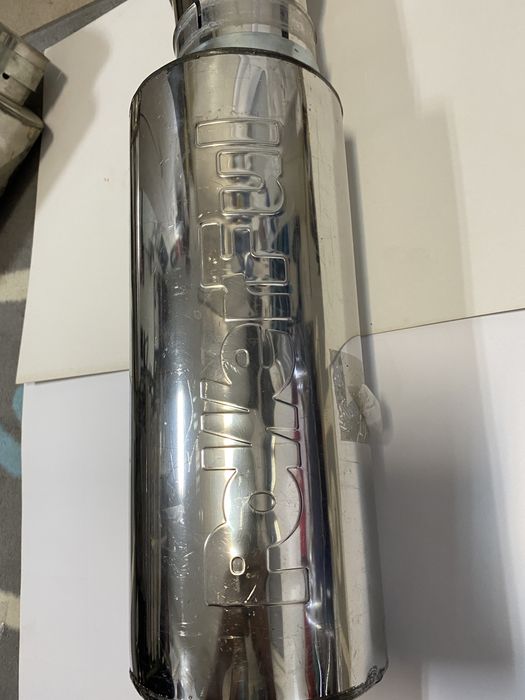 Toba sport inox Powerful, terminatie ovala - lungime 76 cm