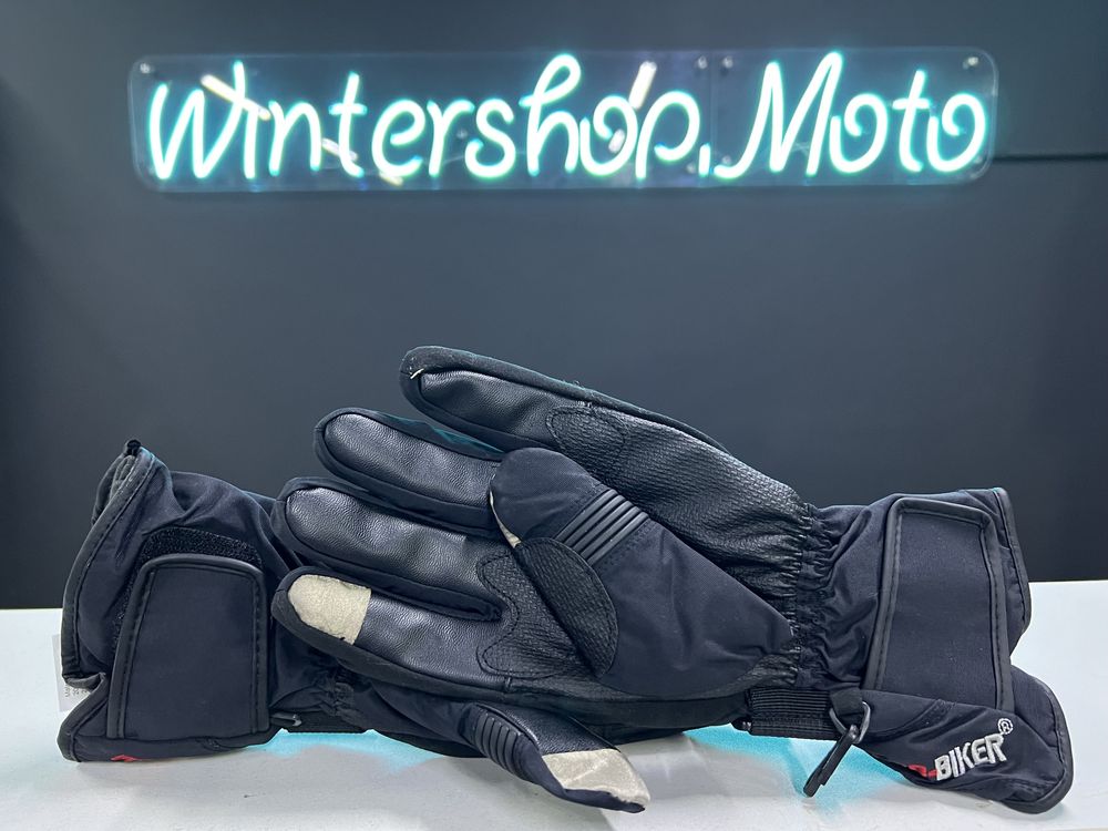 Теплые, Зимние Мотоперчатки с Защитными Вставками! Разные размеры!