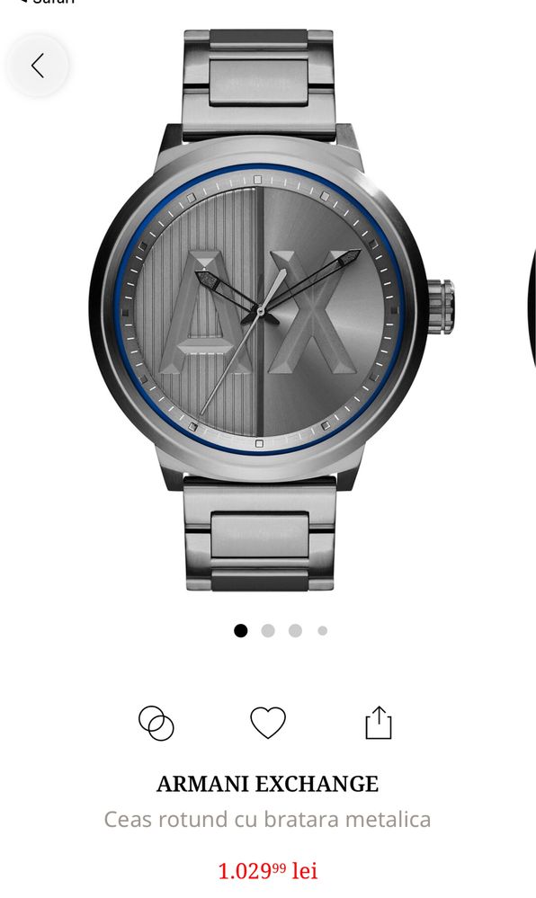 Vand ceas Armani Exchange