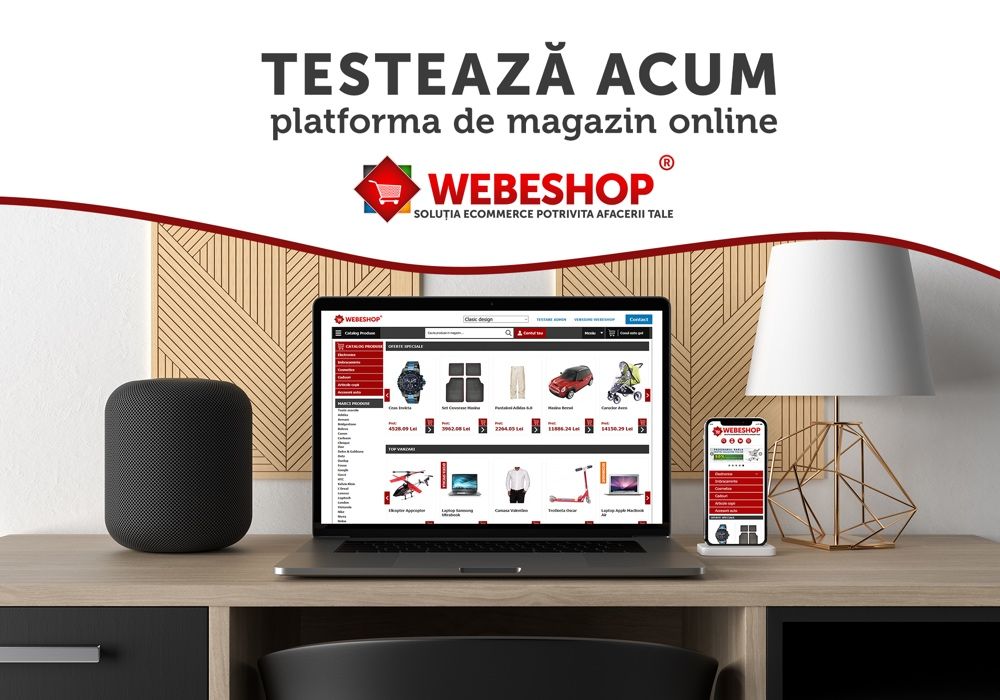 Magazin online cu plata prin card - 390E+TVA