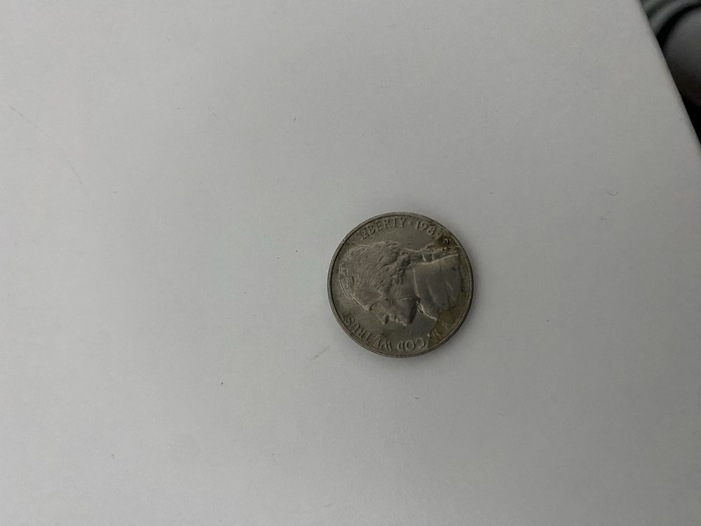 Moneda veche five cents 1989 America