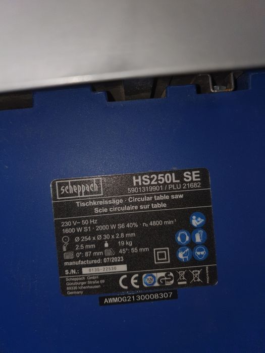 Настолни циркуляри Scheppach