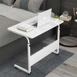 Birou mobil multifunctional,inaltime reglabila70-90cm,blat 80x40cm,alb