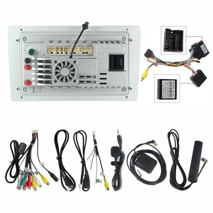 Navigatie Android 14 Vw Touran 3 2015 + Waze Youtube  CarPlay + CAMERA