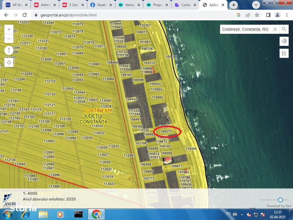 Exclusivitate teren in Costinesti 1845 mp zona Golful Francezului