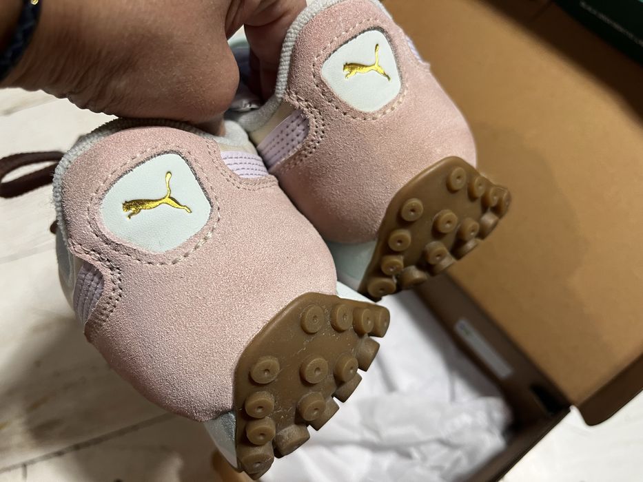 Като нови Дамски обувки Puma 37,5 естествена кожа в пастелни цеетове