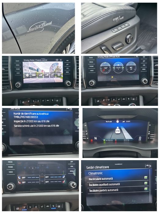 Skoda Kodiaq L&K / 7 Locuri / Matrix / 4x4 / Camera 360°/ Virtual
