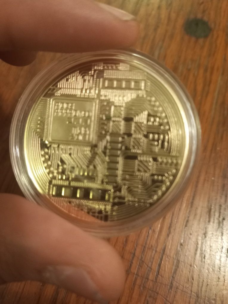 Колекционерски Позлатен Биткойн (Bitcoin)
