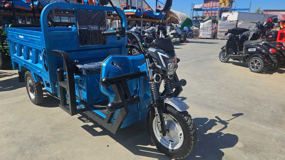 Triciclu Magnum 2 electric basculare hidraulica Agramix NOUA