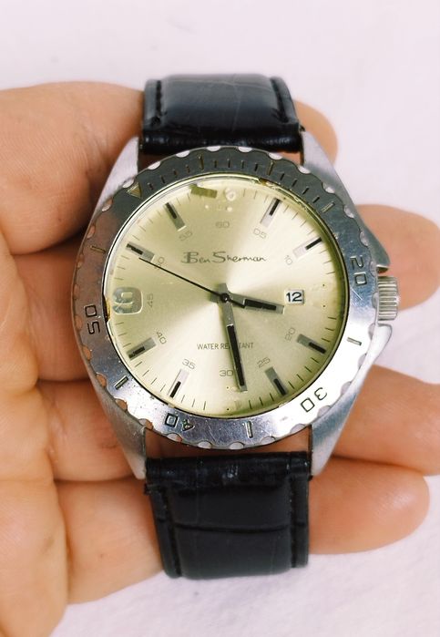 Ceas barbatesc Ben Sherman cu Quartz, din oțel inoxidabil, curea piele