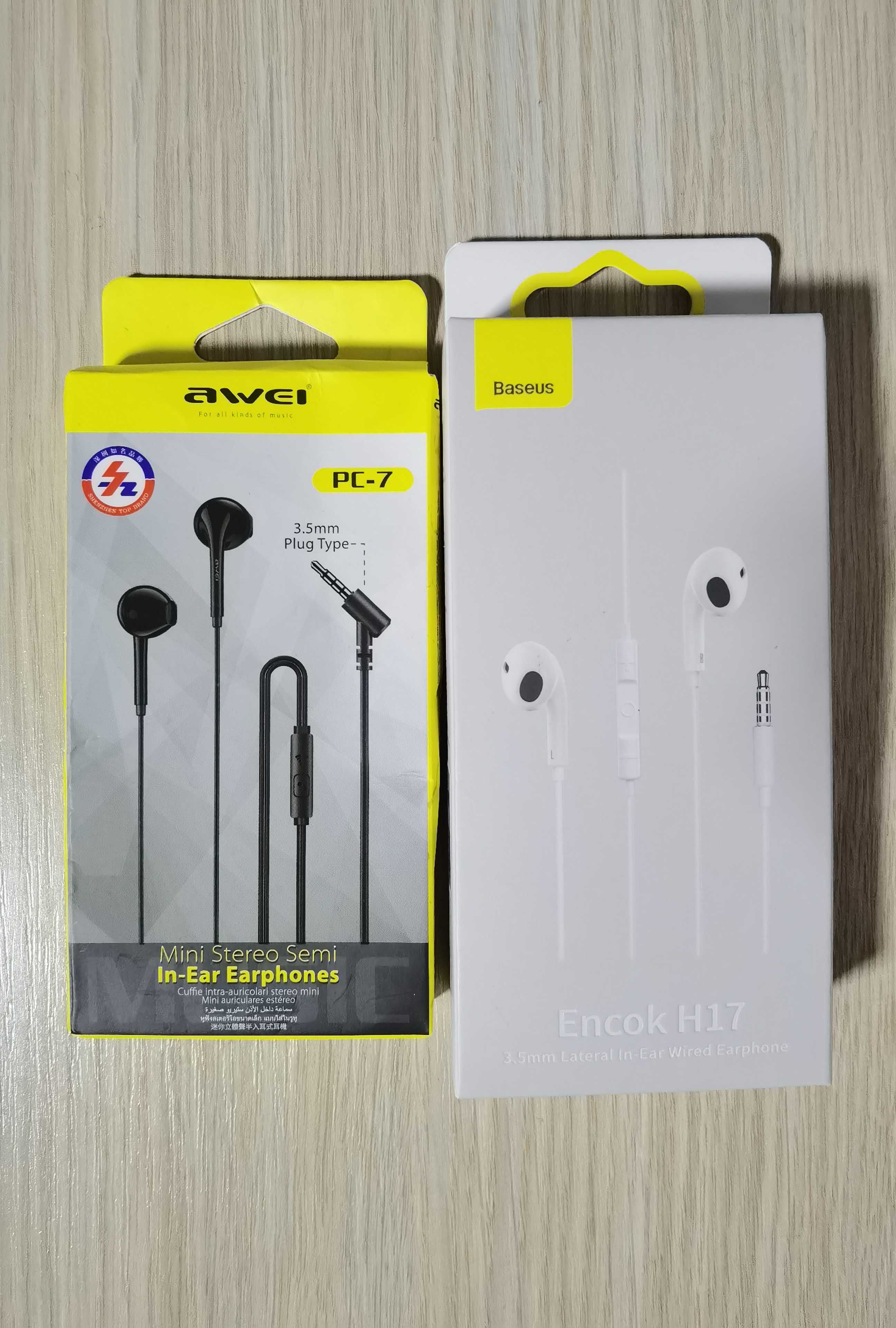 Casti Premium cu fir Jack 3.5mm Originale Oppo Baseus Orico Awei Nokia