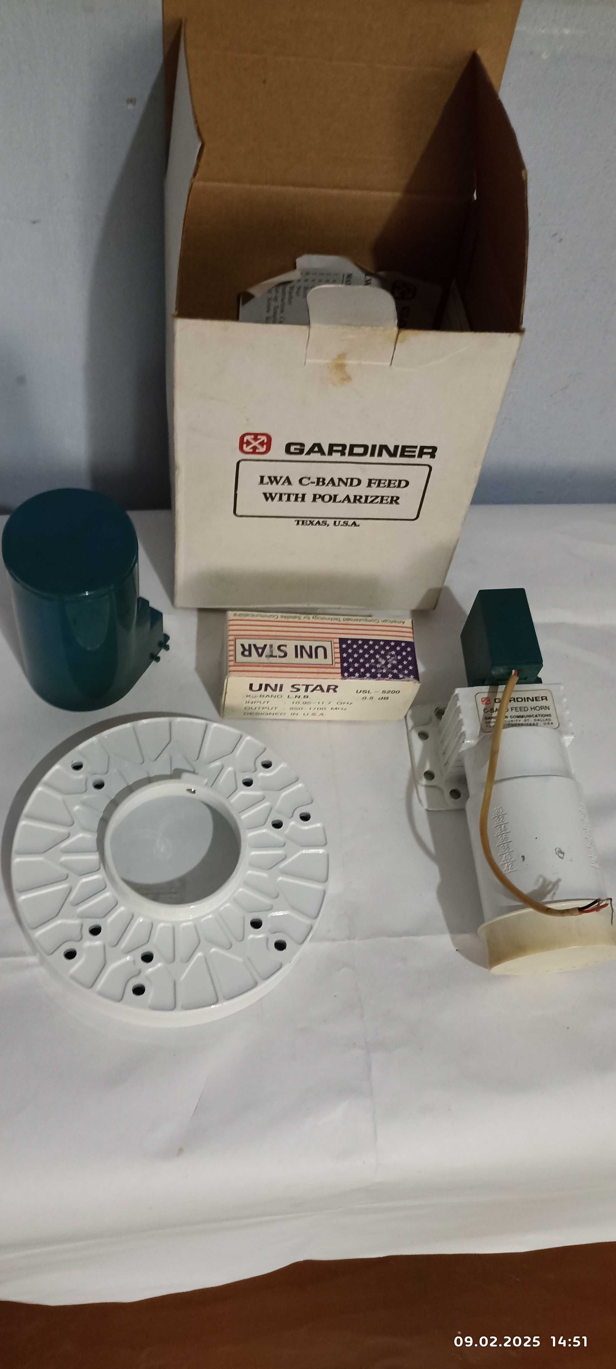 Поляризатор головок спутникового Т.В. "Gardiner" производство США.