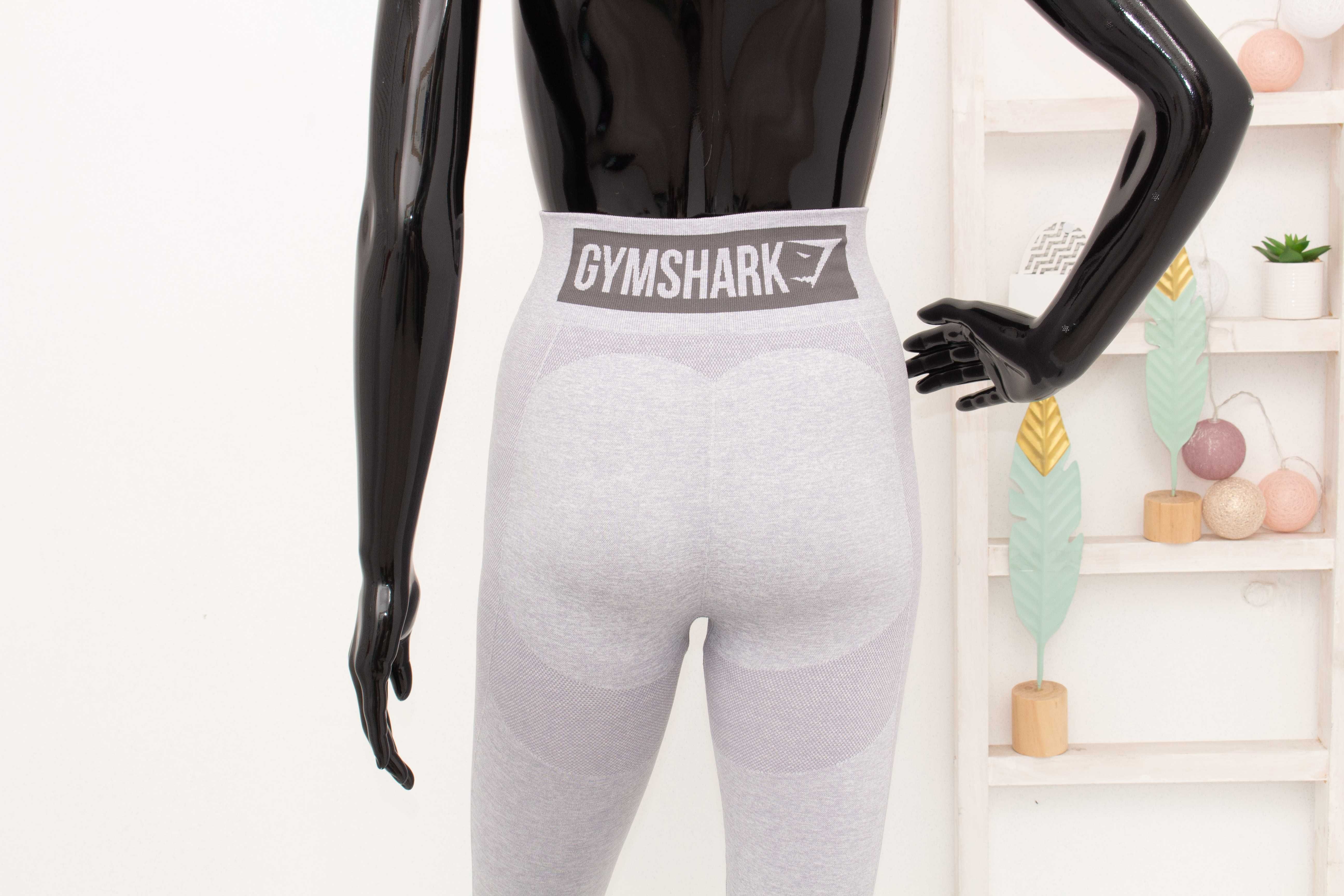 Gymshark дамски оригинален сив безшевен клин за фитнес висока талия XS