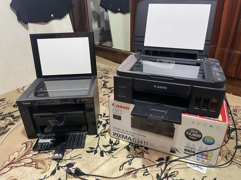 Printer  Canon MF3010 Faqat oq qorasi qoldi