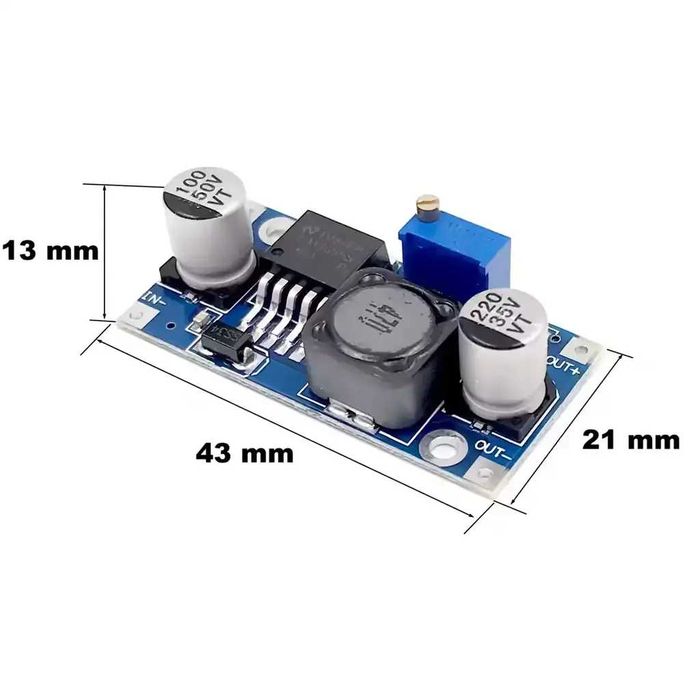 Set 5 Bucăți: Modul LM2596S DC-DC Step-Down 3A Buck Converter