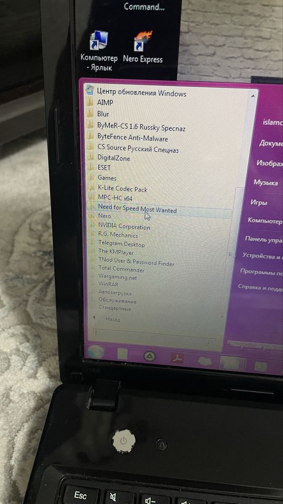 Наутбук LENOVO.  .