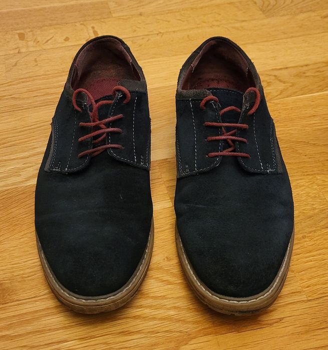 Pantofi piele intoarsa AM Shoe, marimea 41-42