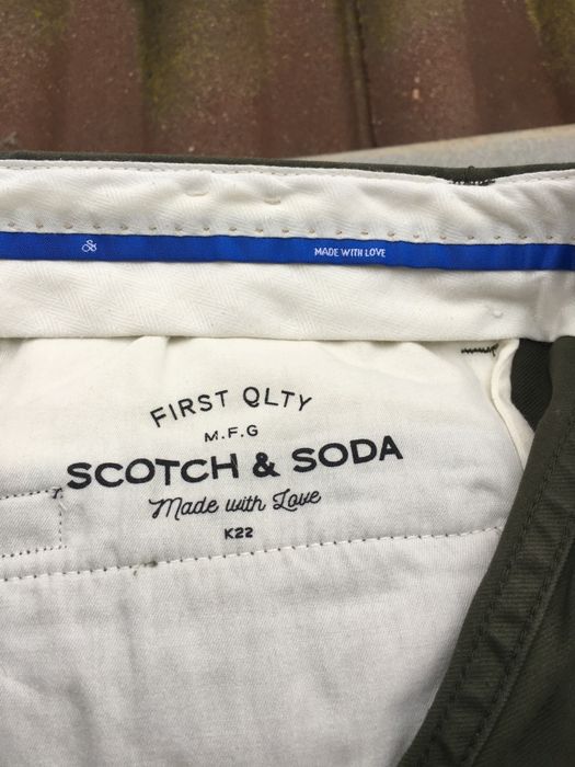 Органичен памук прав панталон Scotch & Soda