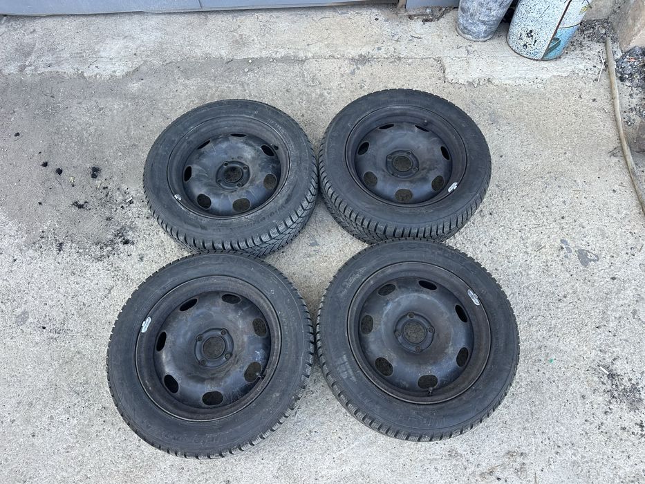 16,4х108 железни с нови зимни гуми 215/55/16 Sunny WinterMax A1 XL