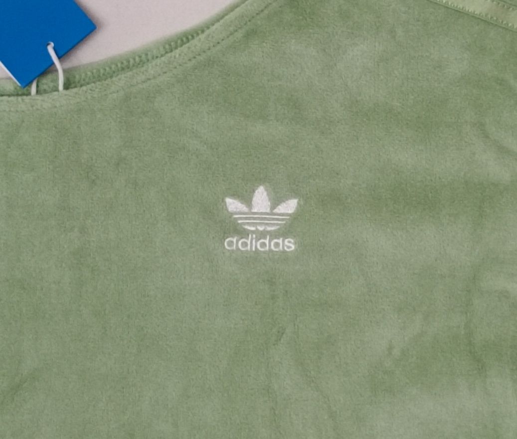 Adidas Originals Velour Sweatshirt оригинално горнище S Адидас спорт