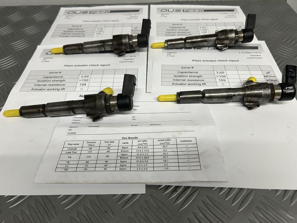 Дюзи за FORD C/S MAX/Focus/Mondeo/Tourneo/Transit Connect/Galaxy стенд