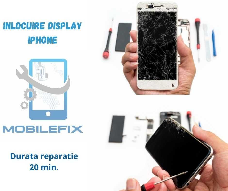 Schimbare Geam Ecran Sticla iPhone 6 7 8 X XS 11 11 PROMAX 12 13 14