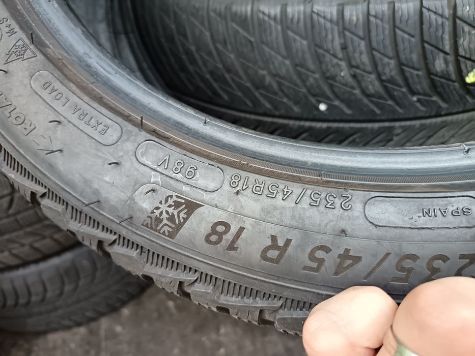 Anvelope MS iarna 235 45 18 Michelin 2022 6.2-6.6mm