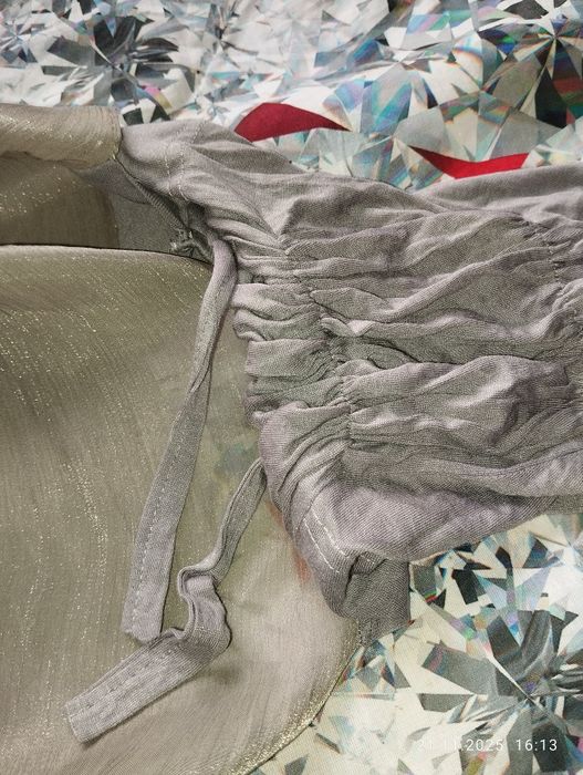 Шарф платок органза с шапочкой