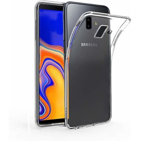 Husa pentru Samsung Galaxy J4 Plus 2018, GloMax Perfect Fit, Clear