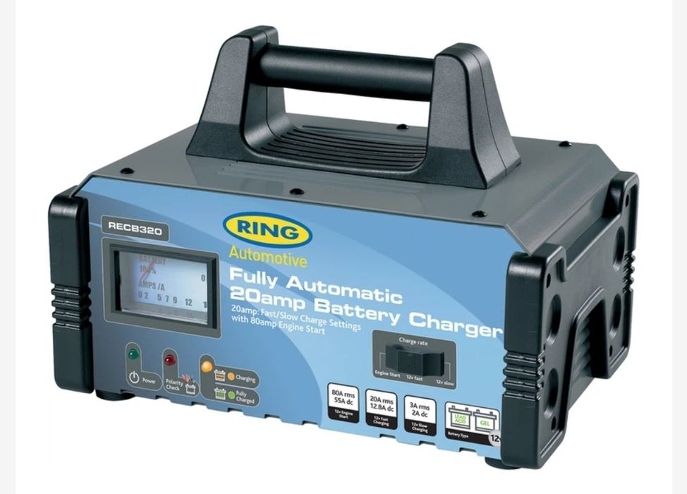 Redresor 12V Profesional RING RRCB320 Și Tester + Redresor RING RSC612