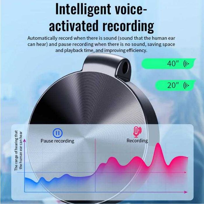 Автомобил MP3 Плеър DSP 8Ядрен Микрофон Диктофон Глас Контрол Рекордер