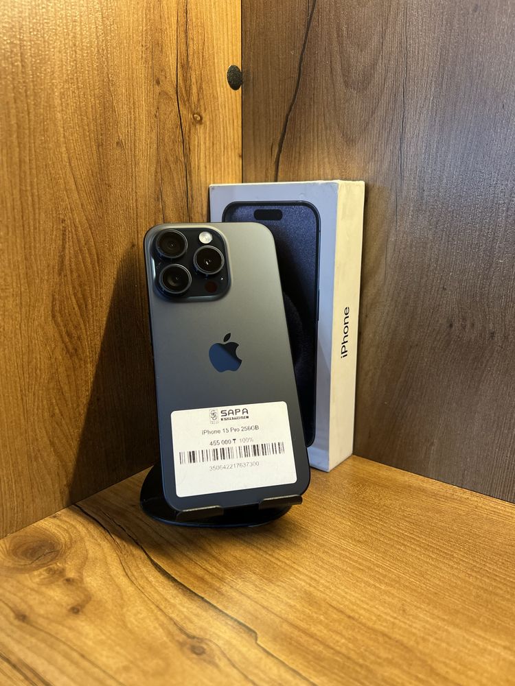 iPhone 15 pro 256gb 100% | blue titanium