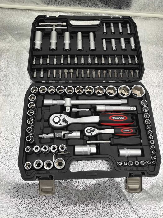 Trusa chei tubulare 108 piese – completa si practica