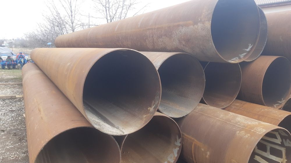 Vand teava metalica trasă si sudata ecoidala noua si folosită