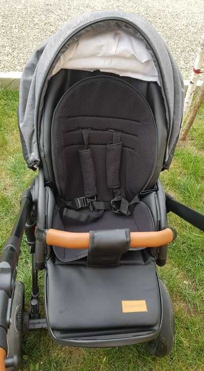 Krausman - Carucior 3 in 1 Nexxo Black