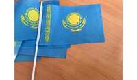Флаг маленький Флажки Казахстан