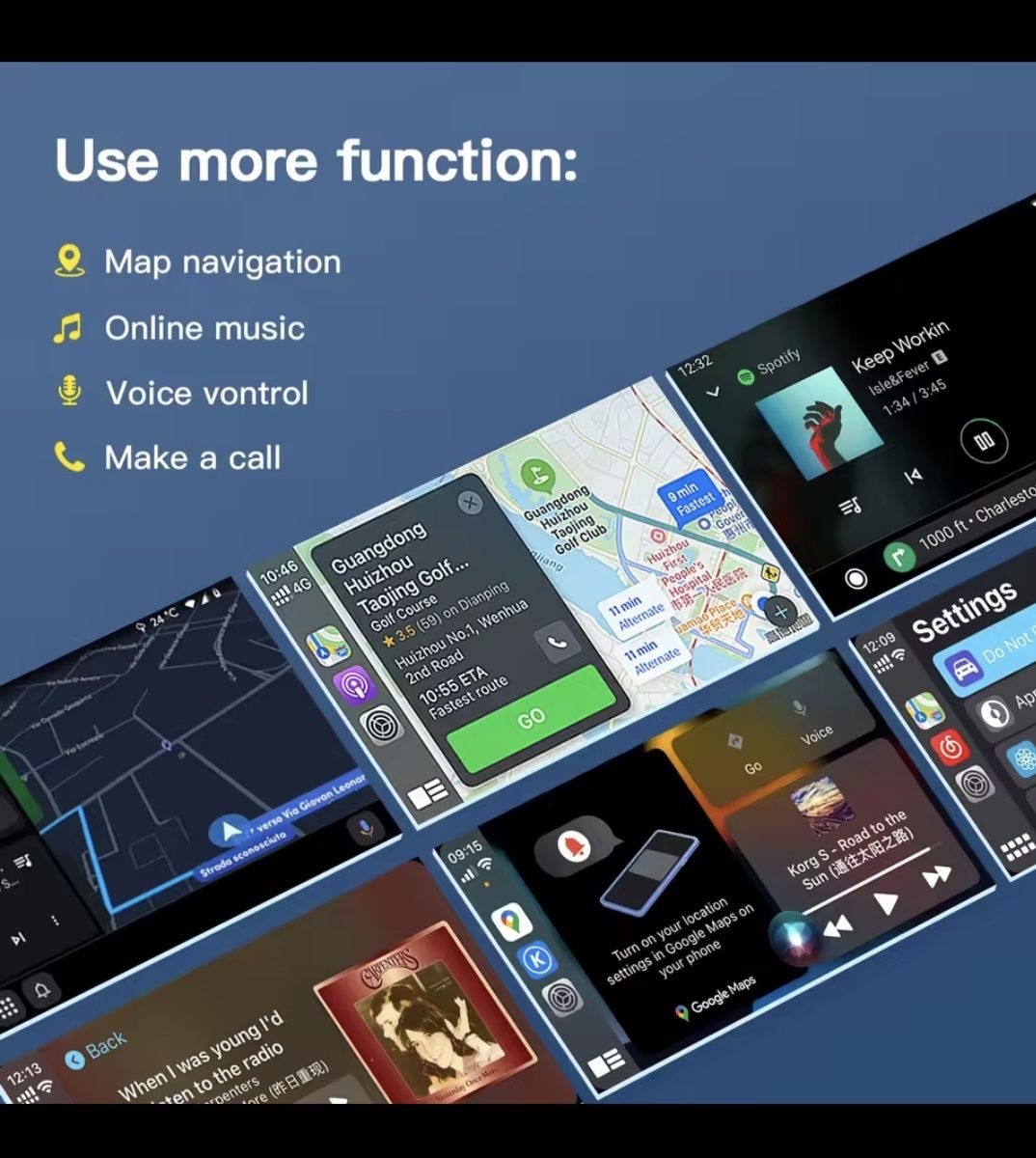 Carplay Android Toyota Entune2 и  Touch2 (2014-2019)