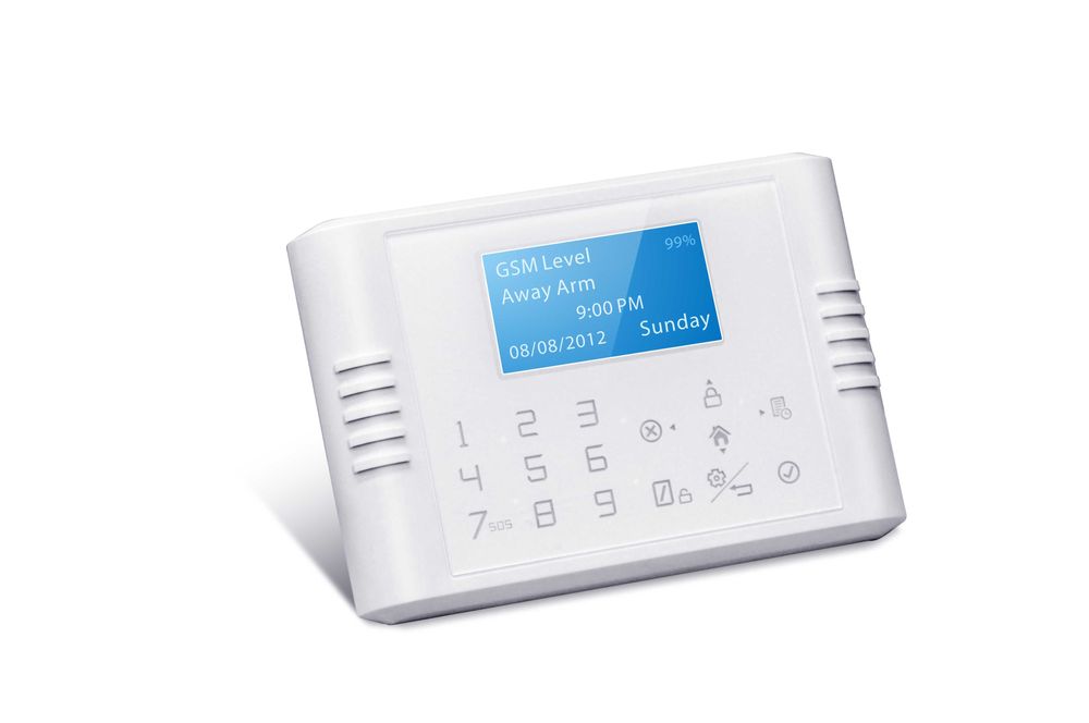 Alarma LCD Display Touch Keypad GSM+PSTN Dual Network Burglar System