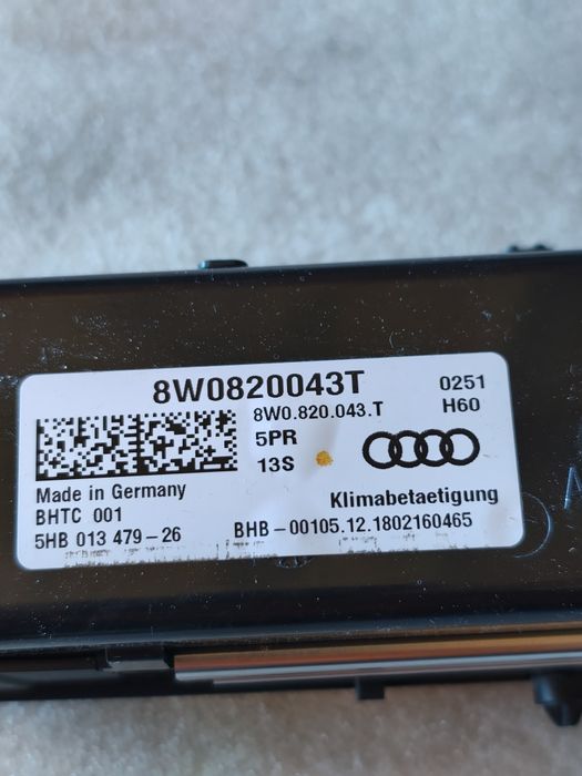 Panou clima panou climatronic cu incalzire in scaun audi a4 a5 8w b9