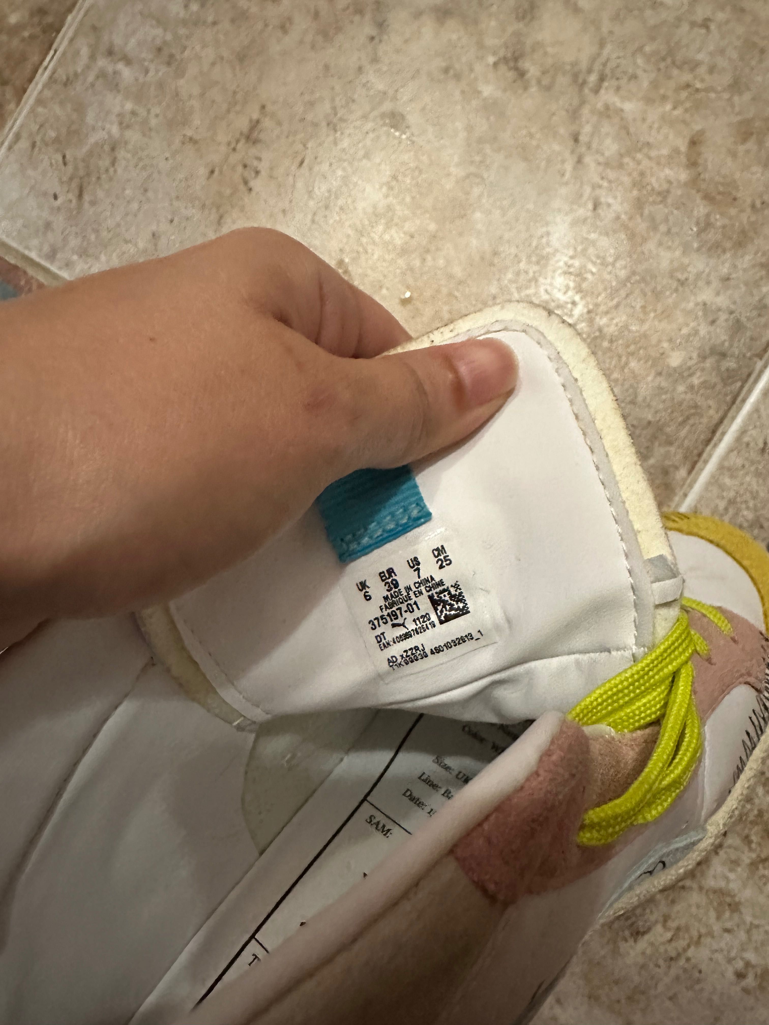 Puma Ralph Sampson 70 Mid Michael Lau in White/Multicolor