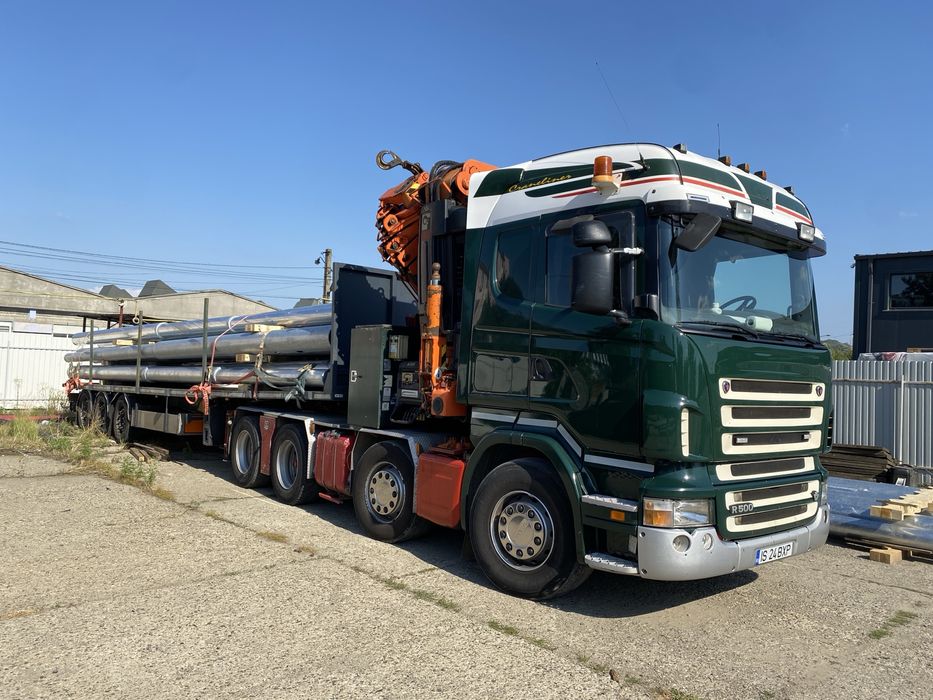 Transport Camion Cu Macara
