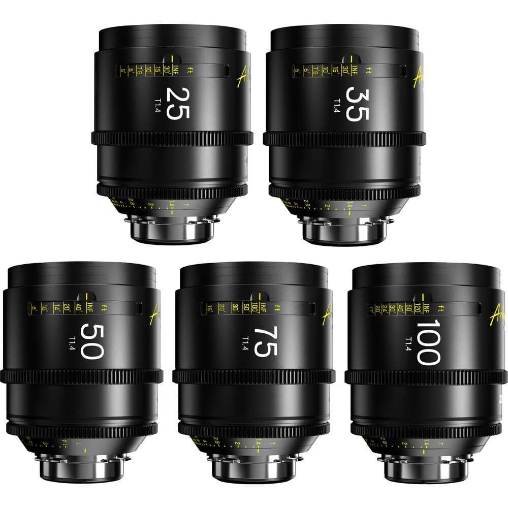 DZOFilm Arles FF/VV Prime Набор 5-ти Кинообъективов (ARRI PL)