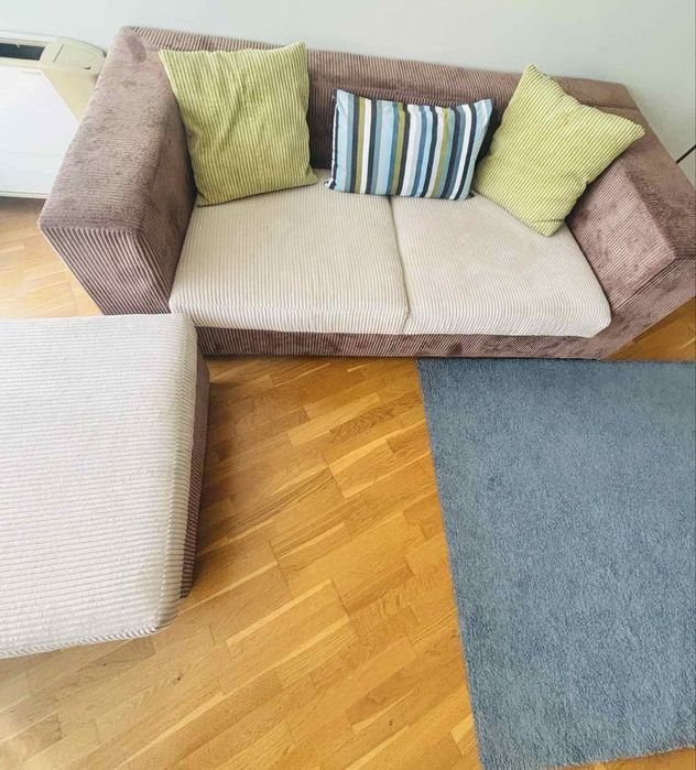 Ъглов диван с функция сън