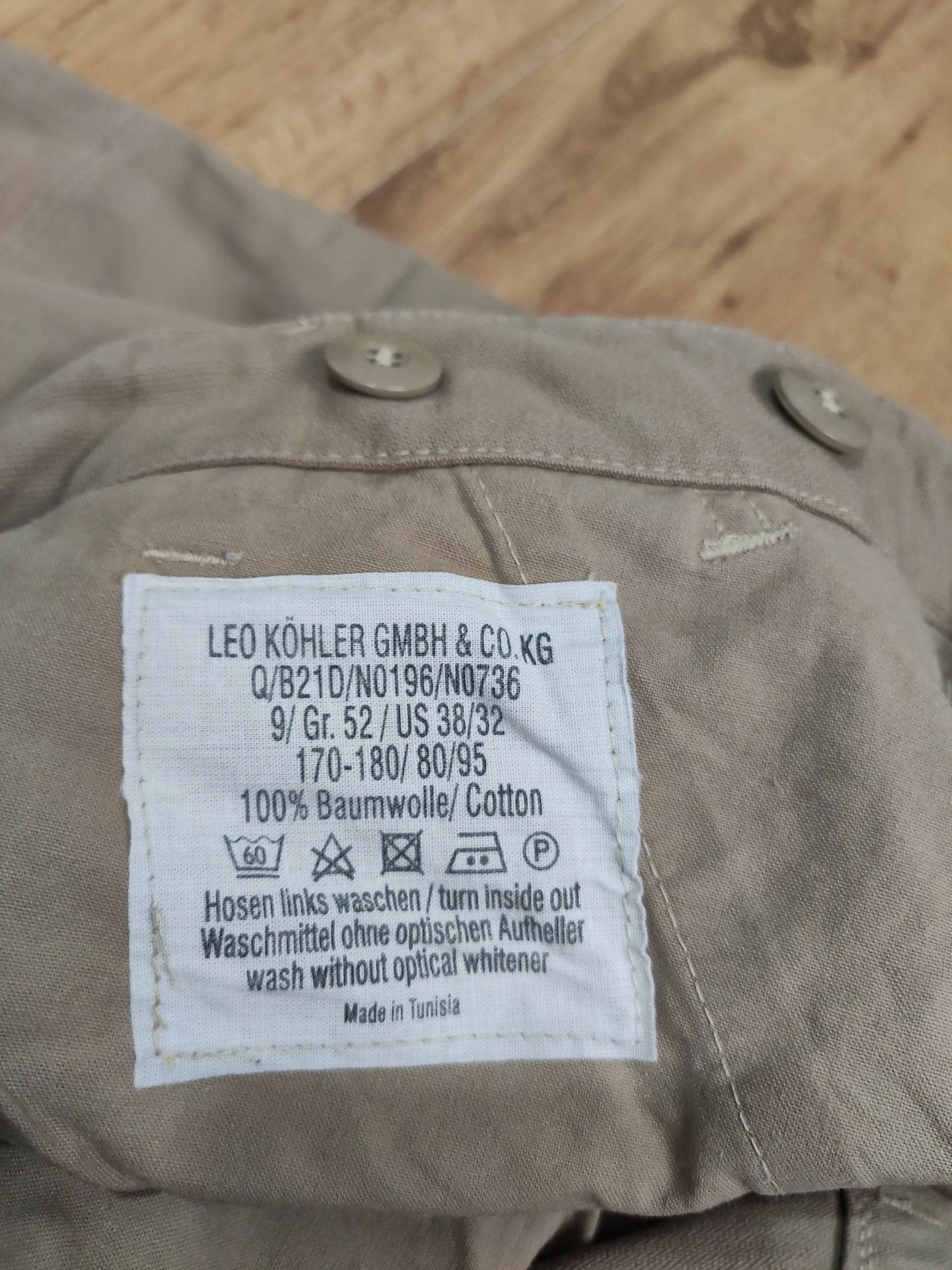 Pantaloni armata army Leo Kohler marimea 52 (L)