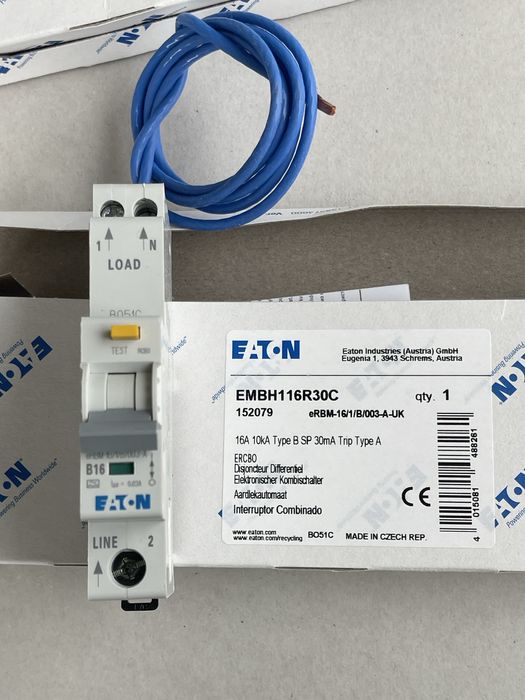 Siguranta electrica diferentiala Rcbo B32 si B16