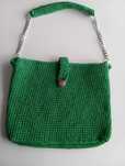 Geantă croșetată manual – Verde vibrant & Stil unic