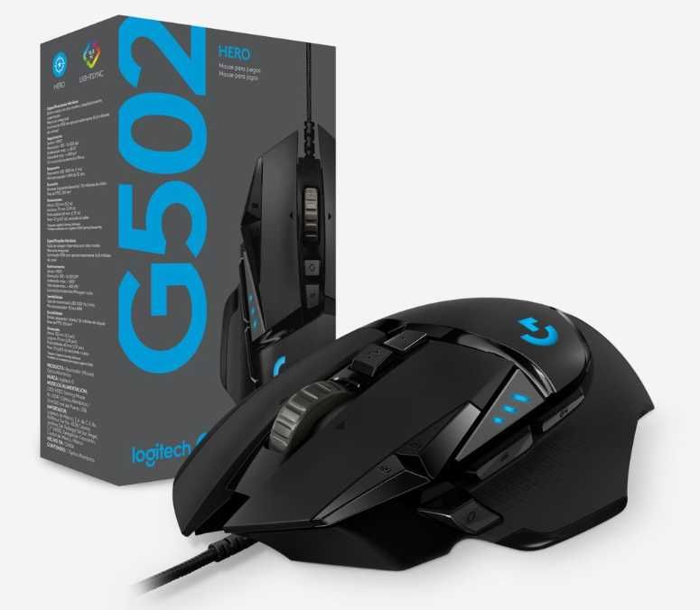 Mouse Gaming Logitech G502 Hero Wired cu fir 910-005471 NOU SIGILAT