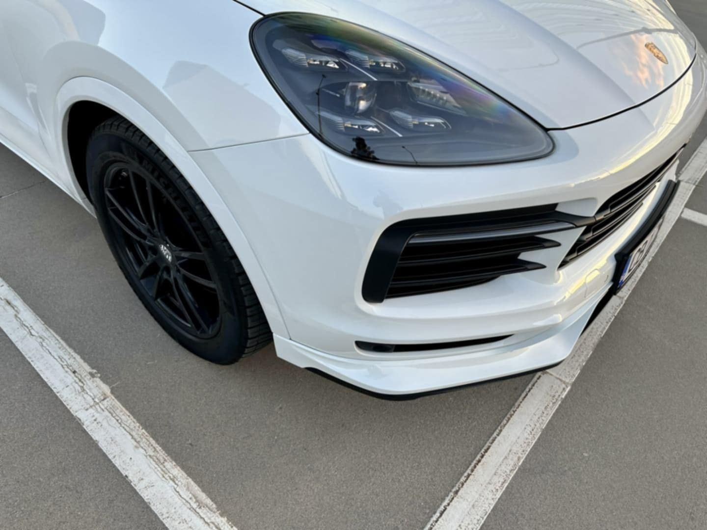 TECHART Front Spoiler + lip Cayenne